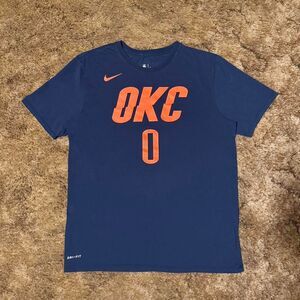 Nike Dri Fit Tee NBA Russell Westbrook 0 OKC T-Shirt Large
